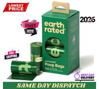 Earth Rated Dog Poo Bags, Guaranteed Leak Proof and Extra Thick Waste Bag Refill