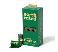 Earth Rated Dog Poo Bags, Guaranteed Leak Proof and Extra Thick Waste Bag Single Refill Rolls For Dogs, Unscented, 315 Count