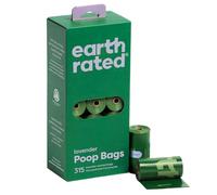 Ancol Dog Poo Bags Earth Friendly Baby Powder Scent & Torch dispenser Dark Night