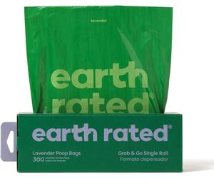 Earth Rated Dog Poo Bags, Thick Grab and Go Single Roll