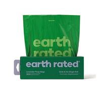 Earth Rated Poop Bags 300 Lavender Scented on Single Roll - Lavender Scented - 300 Bags (Single Roll)