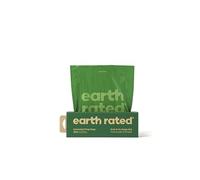 Earth Rated Dog Poo Bags, Thick Grab and Go Single Roll, Ideal for Backyard Pickups, Unscented, 300 Bags