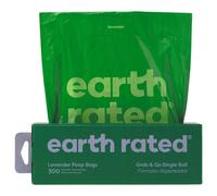 Earth Rated Dog Waste Bags Lavender Scent 300 Pack Extra Strong 9x13 Inches