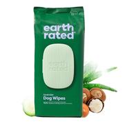 Earth Rated Dog Wipes, Hypoallergenic, Cleaning and Hydrating, for Grooming Paws, Body and Bums, Lavender Scented, 100 Count