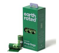 Ancol Dog Poo Bags Earth Friendly Baby Powder Scent & Torch dispenser Dark Night