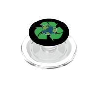 Earth Recycle Symbol PopSockets PopGrip for MagSafe