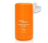 Earth Rhythm Sunstick SPF 50 Mineral Sunscreen P Zero White cast, Water resistant, Acne skin friendly | UVA UVB Broad Spectrum Protection | Men & Women - 40 grams