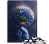 Earth Rose Adult Jigsaw Puzzles 1000,Challenging Game And Family Play Wall Decoration Unique Birthday And Xmas Gifts (38X26cm)