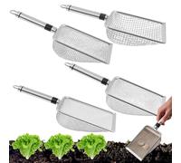 Earth Sieve For The Garden, To Sift Soil|Stainless Steel Mesh Screen Tools,Soil Sieve Compost Sifter,Suitable for Use When Sifting On The,Lawn, Backyard, Garden, Potting Soil, A
