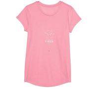 Earth Sign Energy Virgo Constellation Roots Astrology T-Shirt, Girls, Pink, Large