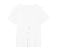 Earth Sign Energy Virgo Constellation Roots Astrology T-Shirt, Women's Plus, White, 3X