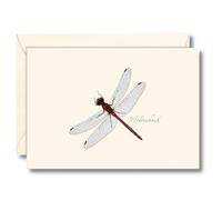 Earth Sky + Water - Meadowhawk Dragonfly Notecard Set - 8 Blank Cards with Envelopes