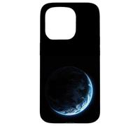 Earth Sphere Small Lit Area Minimal Dark Scene Clean View Case for iPhone 15 Pro