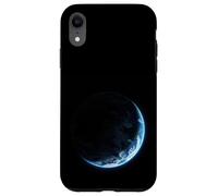 Earth Sphere Small Lit Area Minimal Dark Scene Clean View Case for iPhone XR