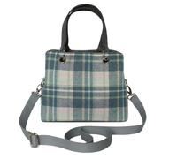 Earth Squared Camille Tweed Shoulder Bag - One Size - Multi Green - Tweed