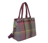 Earth Squared Camille Tweed Shoulder Bag - one size - Multi Purple - Tweed