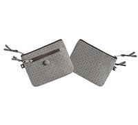Earth Squared - Emily Purse - Grey Printed Canvas - 14x11cms