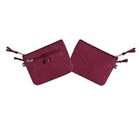 Earth Squared - Emily Purse - Plum Printed Canvas - 14x11cms