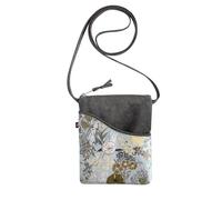 Earth Squared - Fair Trade - Spring Jacquard Sling Bag Little Cross Body Bag (Blue)