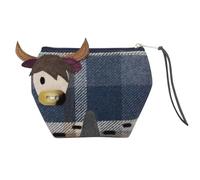 Earth Squared - Fair Trade - Tweed Highland Cow Purse Coin Pouch (Tantallon Cow Purse)