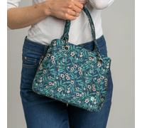 Earth Squared Jacquard Camille Ladies Handbag - Teal