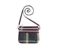 Earth Squared Tweed 3-zip Pouch Bag Lightweight Cross Body Bag (Barnes)