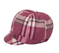 Earth Squared Tweed Ladies Hat - Wool Blend Baker Boy / Gatsby Style - Red