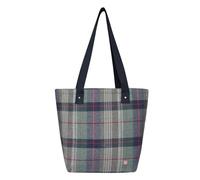 Earth Squared Tweed Tote Shopper Bag for Women - Large Textured Shoulder Bag with Magnetic Closure & Internal Zip Pocket, Everyday Work Shopping Handbag (Drem)