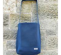 Earth Squared Weave XL Tote Shoulder Bag - Made from Ocean Plastic Waste - Navy