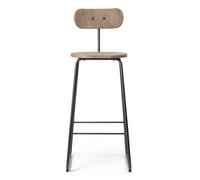 Earth Stool bar stool with Backrest Mater Waste light H 104 cm - 5704794060671