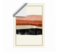 Earth Strata Minimalist Unframed Wall Art Print A3 (42×29.7cm), Wall Decor for Living Room, Bedroom, Office & Home, Art Gift