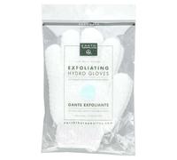 Earth Therapeutics, Exfoliating Hydro Gloves, White, 1 Pair