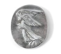Earth Therapy Guardian Pocket Angel Coin with Serenity Prayer Card - Token Charm for Wallet or Car - Sourced