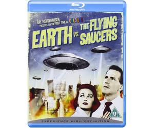 EARTH VS. THE FLYING SAUCERS Blu-ray Hugh Marlowe Joan Taylor UK Release R2