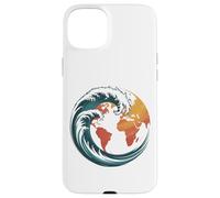 Earth Wave Environmental Awareness Design Case for iPhone 15 Plus