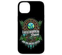 Earth Whispers Peace and Dreamers Listen Dreamcatcher Boho Case for iPhone 14 Plus