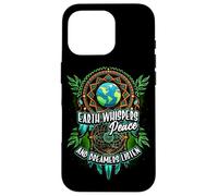 Earth Whispers Peace and Dreamers Listen Dreamcatcher Boho Case for iPhone 16 Pro