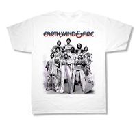 Earth Wind and Fire Shirt VTG Style Earth Wind Fire T Shirt White M