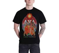 Earth, Wind & Fire Unisex Adult Let´s Groove Back Print T-Shirt (XL) (Black)