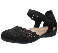 Earth Women's Bronnie Flat Sandal, Black 001, 7.5 Wide