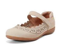 Earth Women's Etbrady Mary Jane Flat, Light Natural 111, 7.5