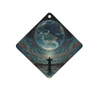 Earth World Car Air Fragrance Tablets Rhombus | Hanging Interior Home Decor Freshener Aromatherapy Pads