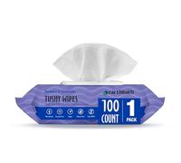 Earthbath Rosemary & Chamomile Tushy Wipes: Aromatherapeutic Cleanse | Rosemary & Chamomile Infusion | Pet-Friendly Formula | Soothe & Refresh | Embrace Nature's Calm, 100 Pack