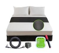 earthbeat Classic Earthing Bed Mat. UK Adapter Included. Free Grounding Tester Kit. Natural Therapy for Sleep Quality, Wellness and Anti-Inflammation. Conductive Soft Vegan Leather. 68×180cm.