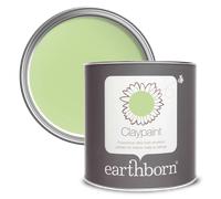Earthborn Claypaint, Grasshopper 2.5L | Eco-Friendly, Natural, Breathable Paint, For Walls and Ceilings, Matt Finish, Emulsion Paint
