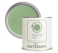 Earthborn Eggshell No. 17 Paint, Cricket 2.5L | Eco-Friendly, Low-VOC, Durable Paint, Silk Finish
