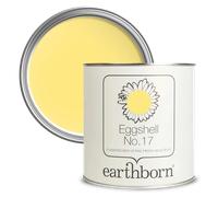 Earthborn Eggshell No. 17 Paint, Daisy Chain 750ml | Eco-Friendly, Low-VOC, Durable Paint, Silk Finish