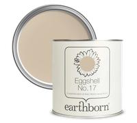 Earthborn Eggshell No. 17 Paint, Donkey Ride 2.5L | Eco-Friendly, Low-VOC, Durable Paint, Silk Finish