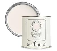 Earthborn Eggshell No. 17 Paint, Feather Pillow 2.5L | Eco-Friendly, Low-VOC, Durable Paint, Silk Finish