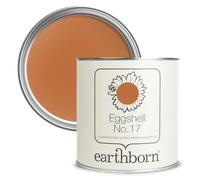 Earthborn Eggshell No. 17 Paint, Flower Pot 750ml | Eco-Friendly, Low-VOC, Durable Paint, Silk Finish